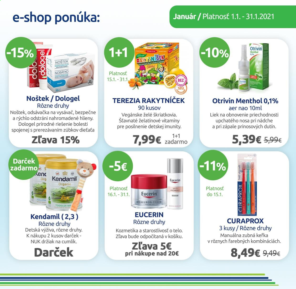 Leták BENU Lekáreň - 1.1.2021 - 31.1.2021. Strana 2