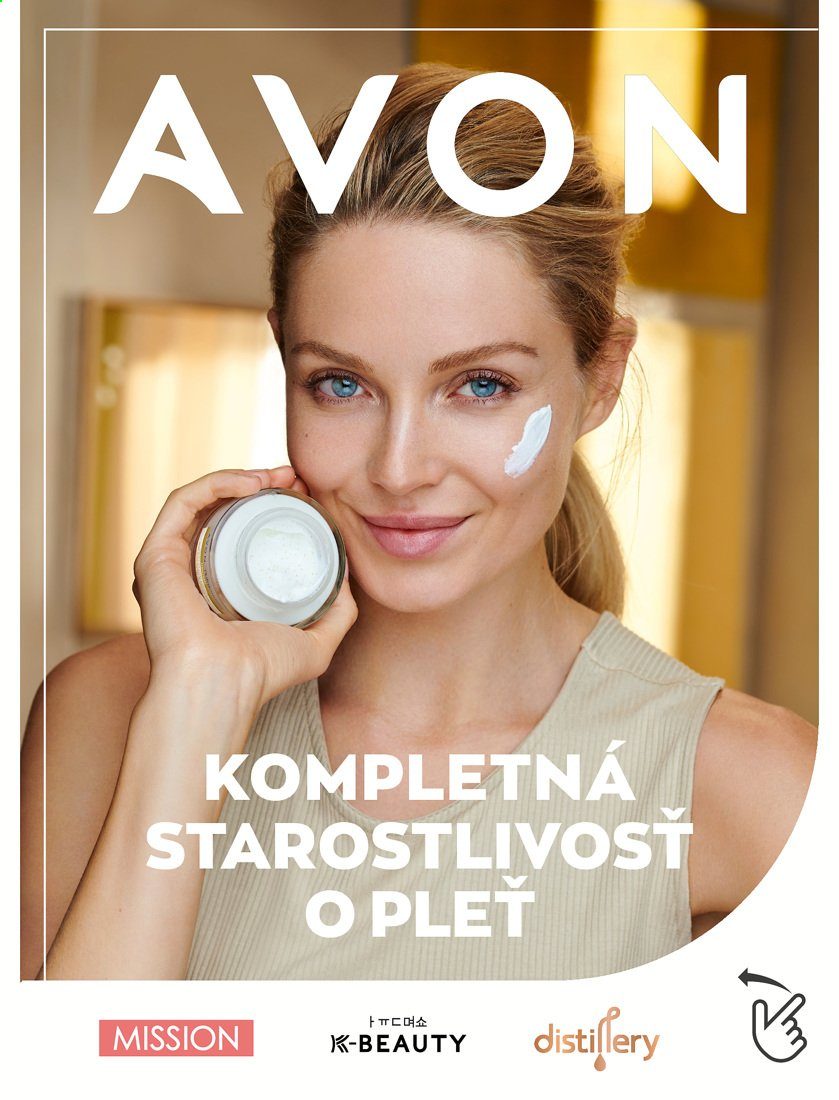 Leták Avon. Strana 1