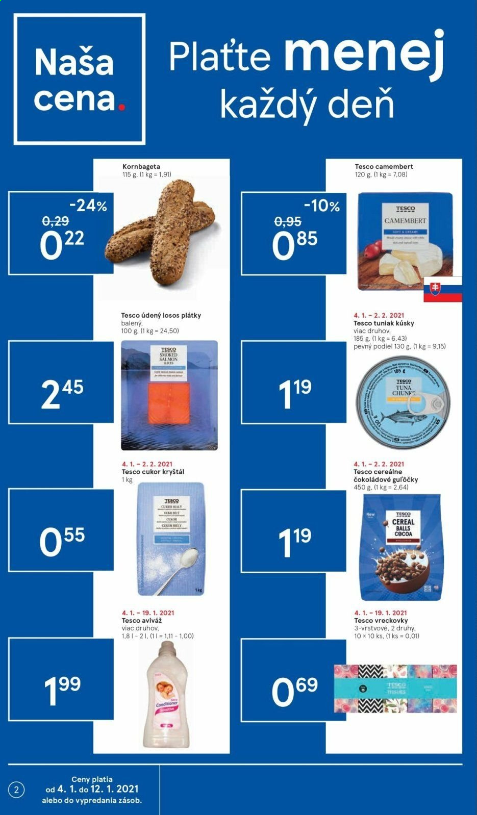 Leták TESCO - 4.1.2021 - 12.1.2021. Strana 2