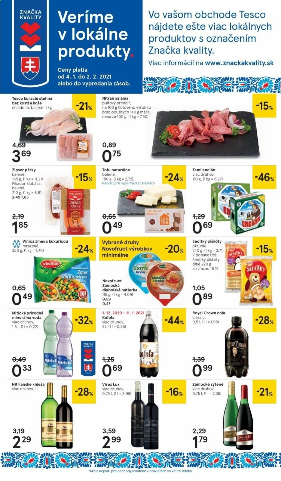 Leták TESCO - 4.1.2021 - 12.1.2021. Strana 7