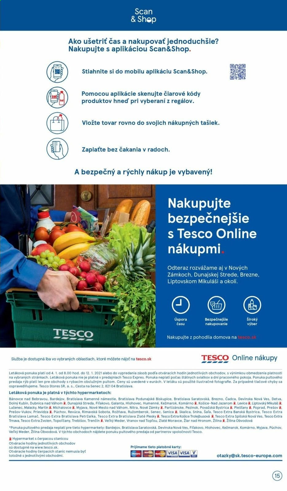Leták TESCO - 4.1.2021 - 12.1.2021. Strana 15