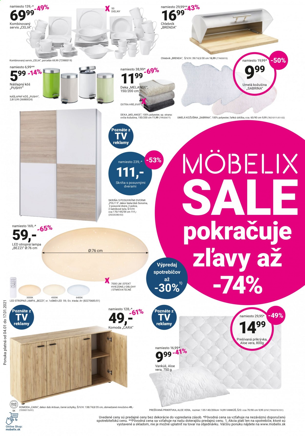 Leták Möbelix - 4.1.2021 - 17.1.2021. Strana 1