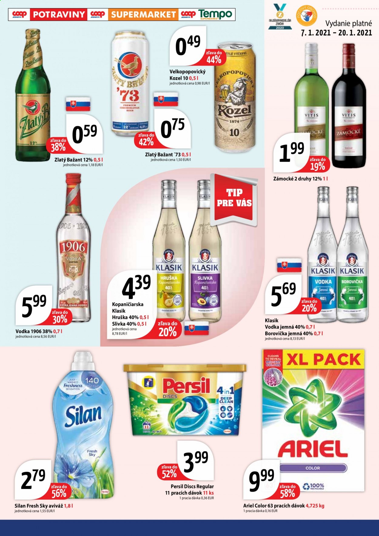 Leták COOP Jednota - 7.1.2021 - 20.1.2021. Strana 9