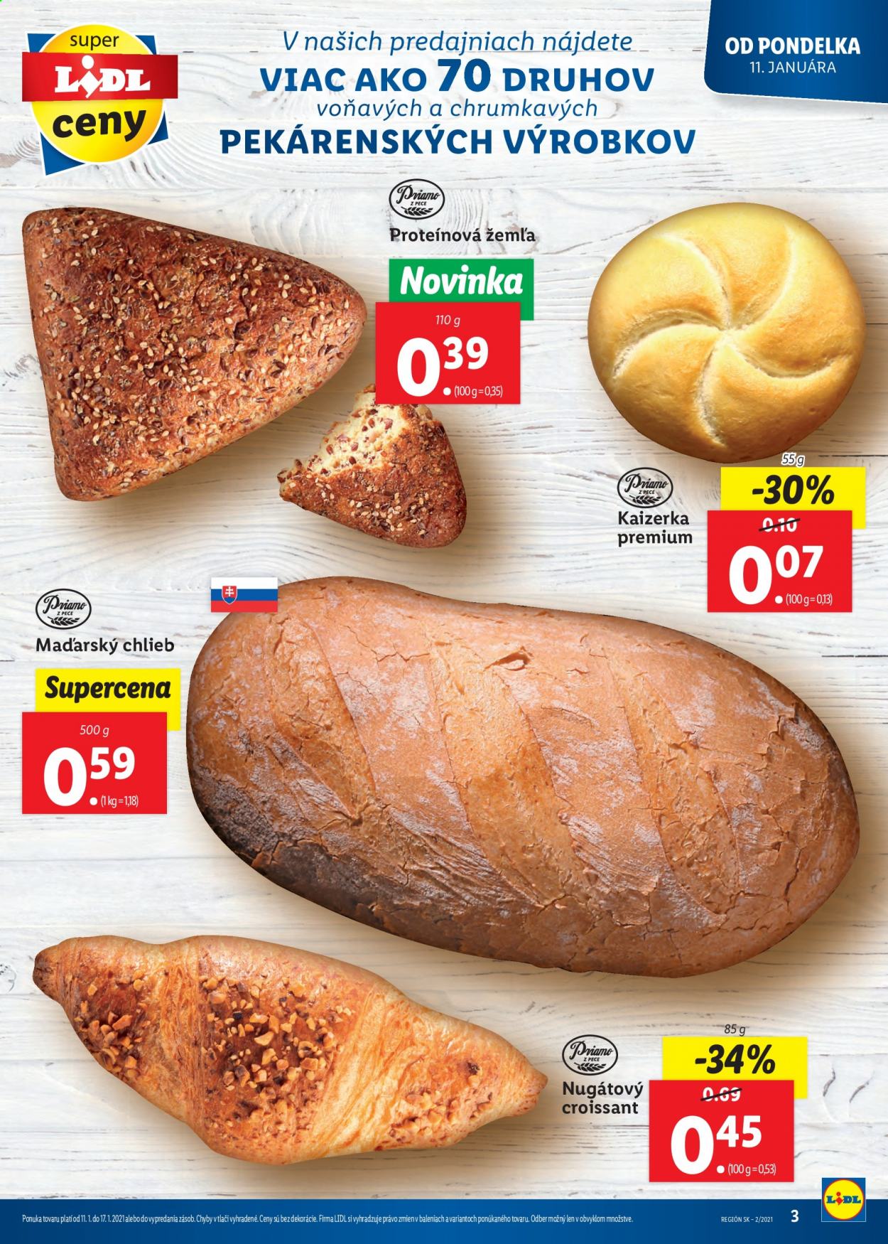 Leták Lidl - 11.1.2021 - 17.1.2021. Strana 3