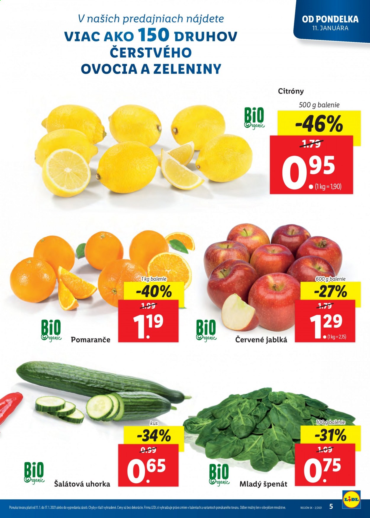 Leták Lidl - 11.1.2021 - 17.1.2021. Strana 5