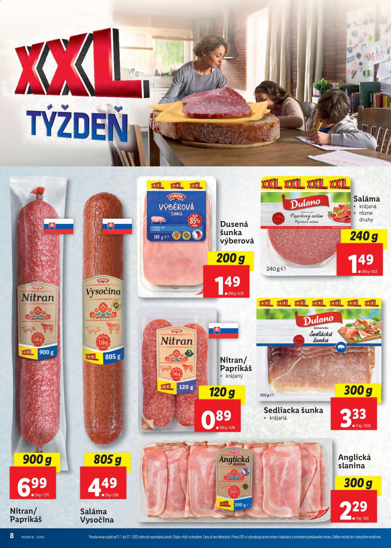 Leták Lidl - 11.1.2021 - 17.1.2021. Strana 8