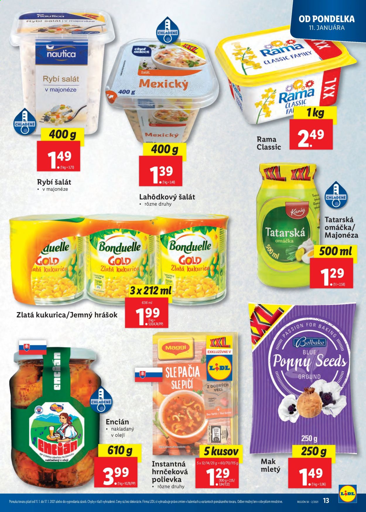 Leták Lidl - 11.1.2021 - 17.1.2021. Strana 13