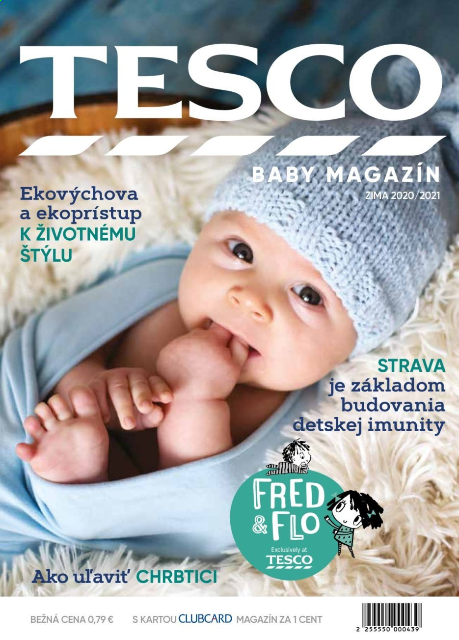 thumbnail - Leták TESCO - 4.1.2021 - 4.4.2021 - Produkty v akcii - Fred & Flo. Strana 1.
