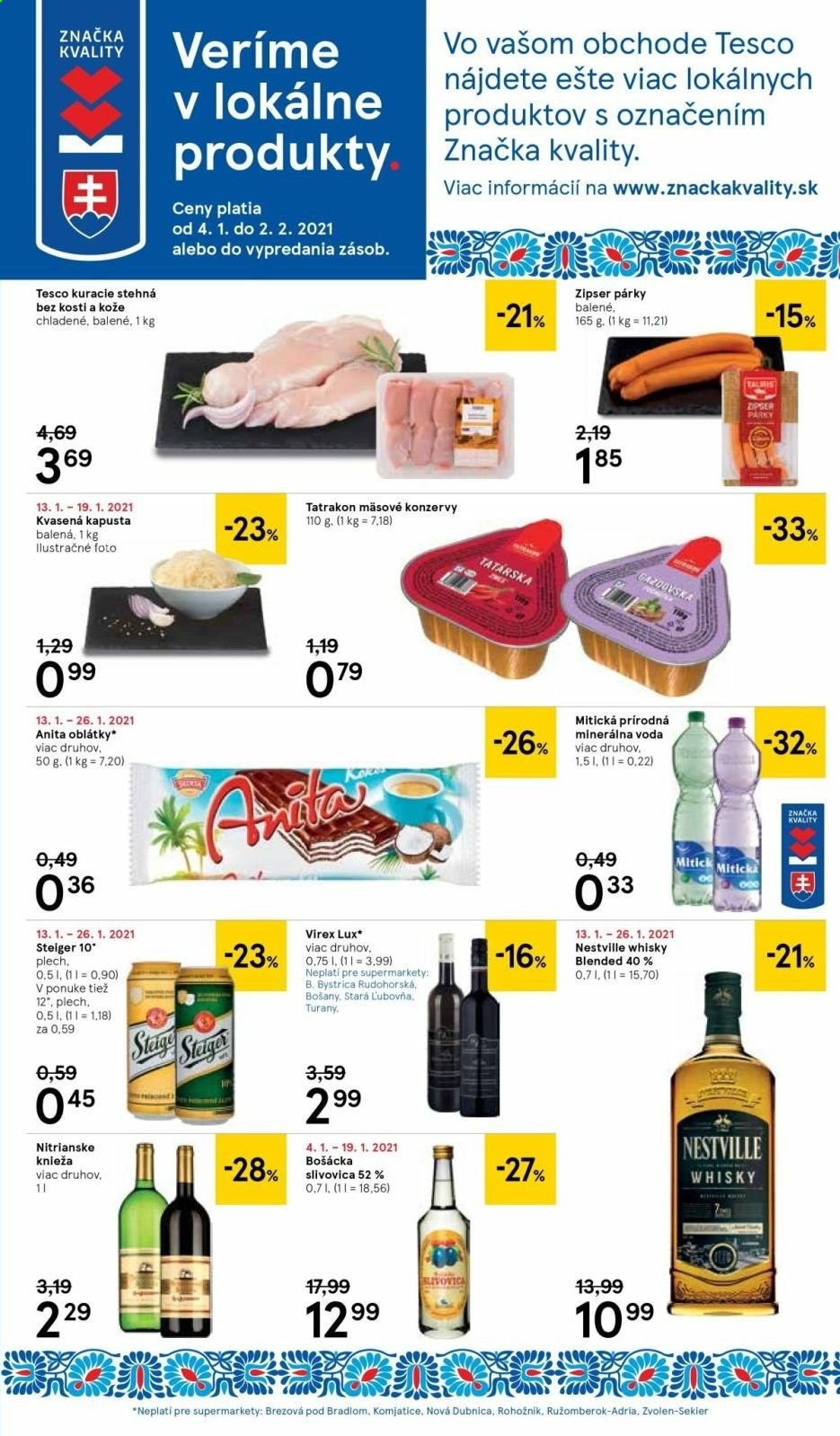 Leták TESCO supermarket - 13.1.2021 - 19.1.2021. Strana 3