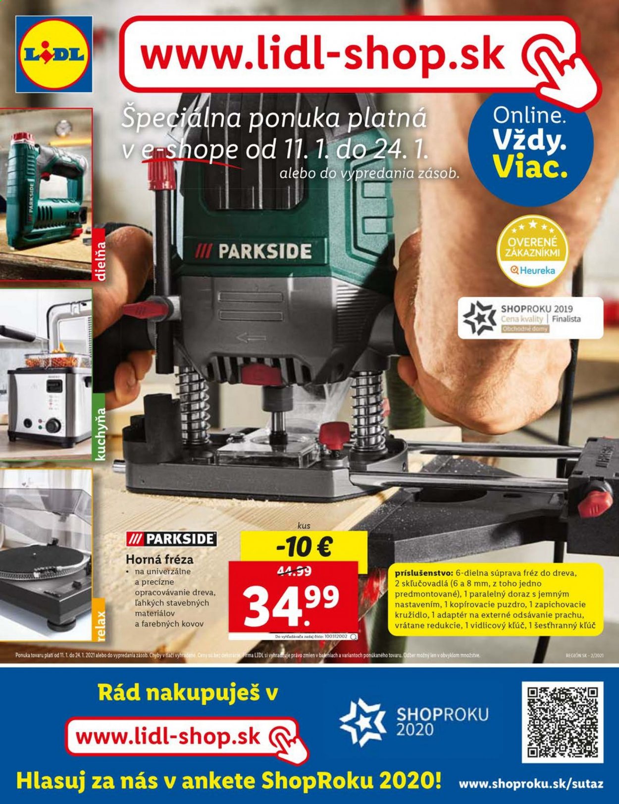 Leták Lidl - 11.1.2021 - 24.1.2021. Strana 1