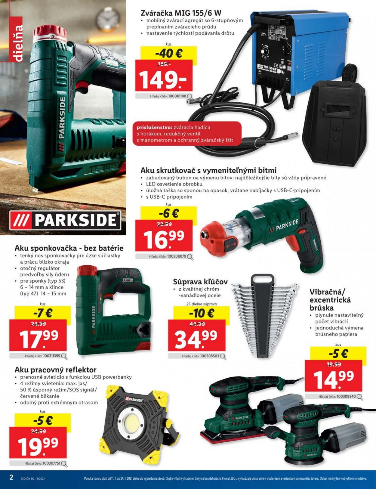 Leták Lidl - 11.1.2021 - 24.1.2021. Strana 2