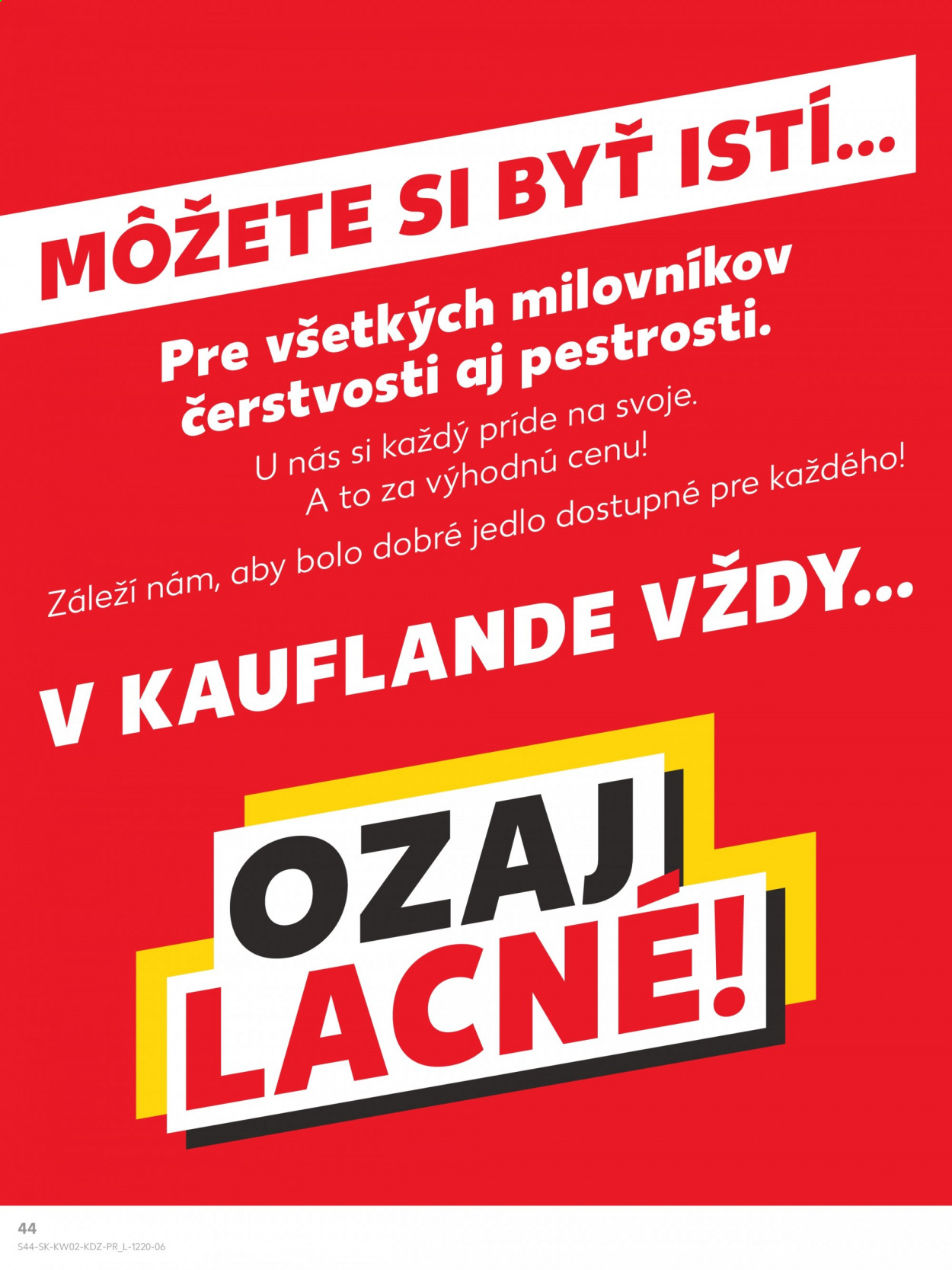 Leták Kaufland - 14.1.2021 - 20.1.2021. Strana 44