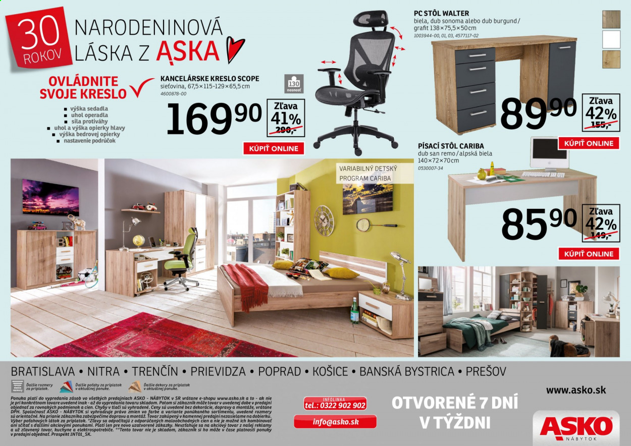 Leták Asko Nábytok. Strana 14