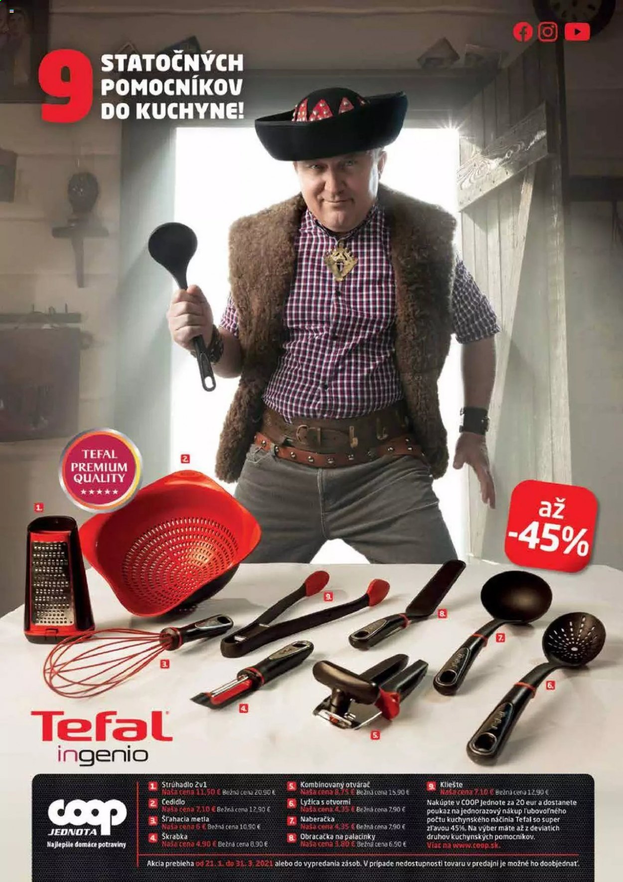Leták COOP Jednota. Strana 2