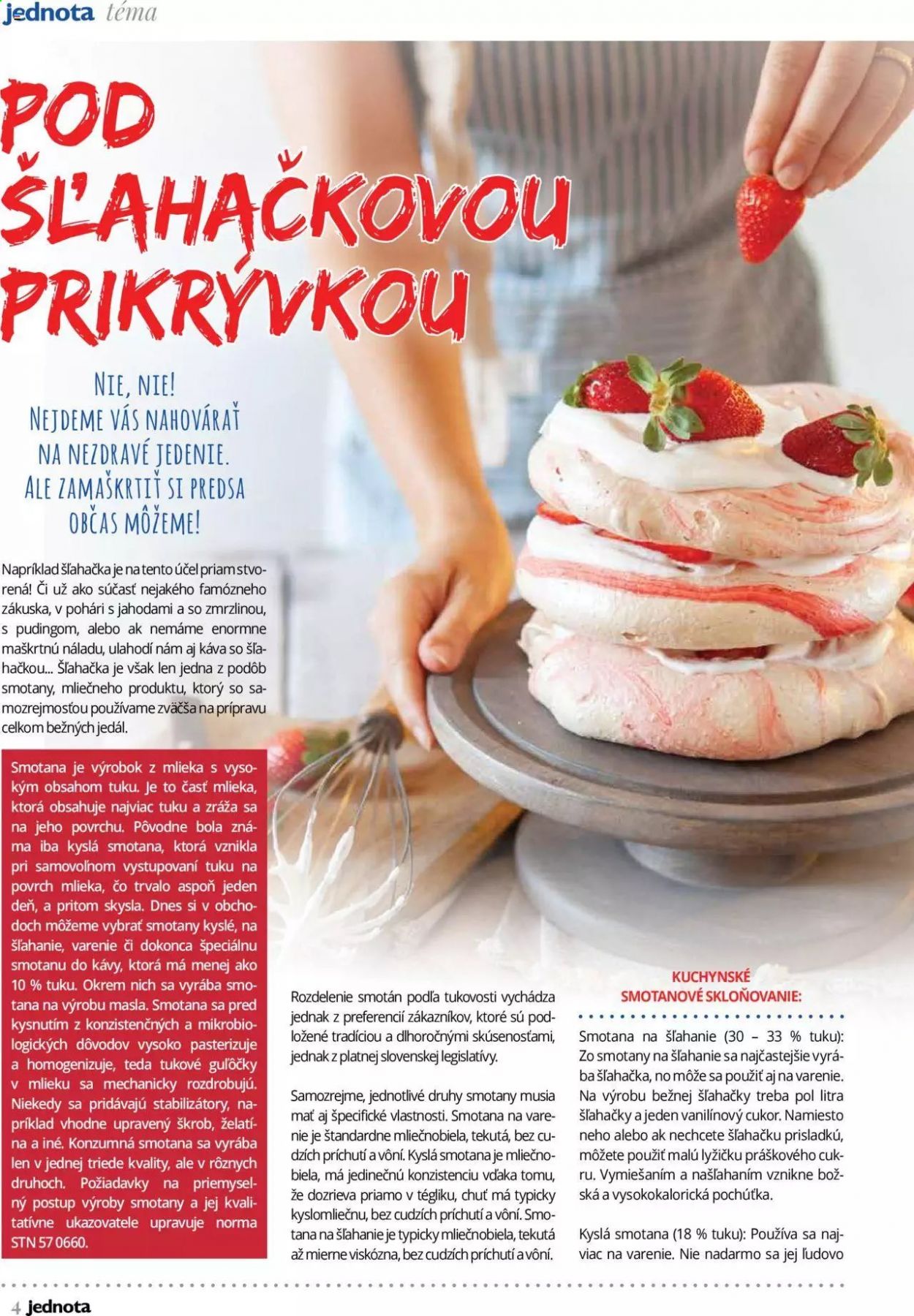 Leták COOP Jednota. Strana 4