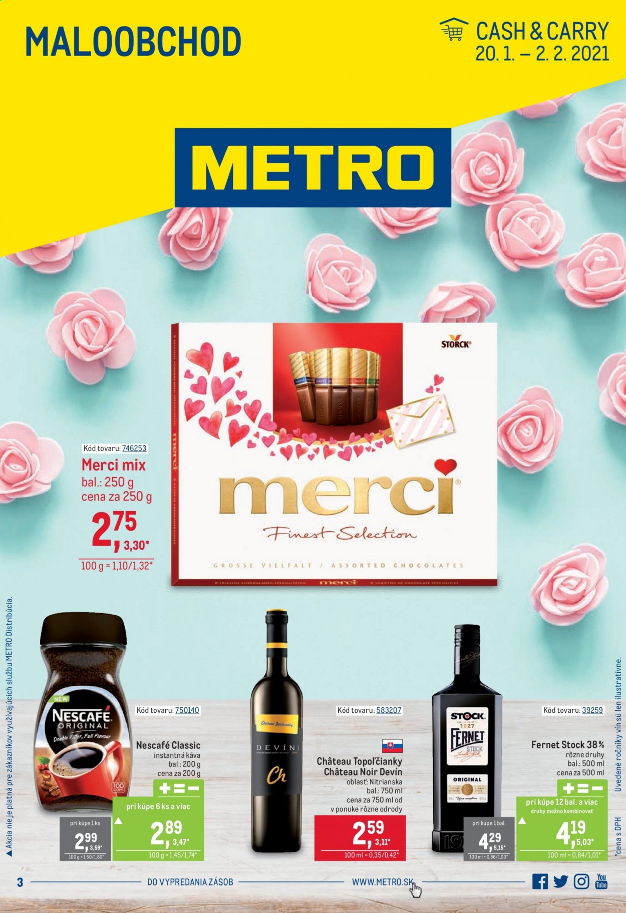 Leták Metro - 20.1.2021 - 2.2.2021. Strana 1