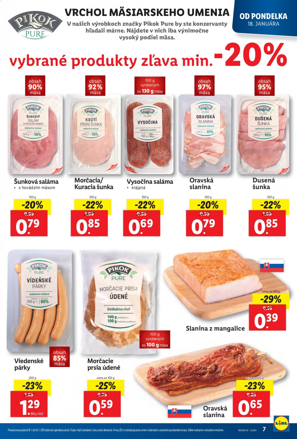 Leták Lidl - 18.1.2021 - 24.1.2021. Strana 7