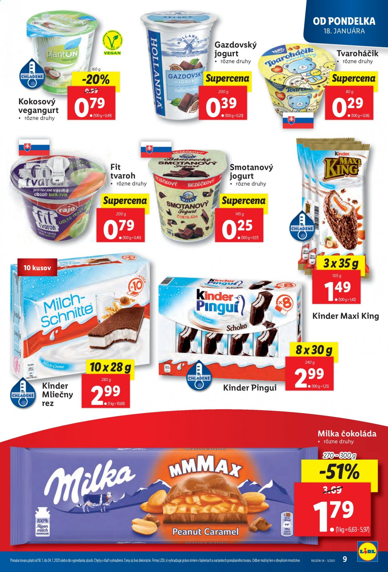 Leták Lidl - 18.1.2021 - 24.1.2021. Strana 9