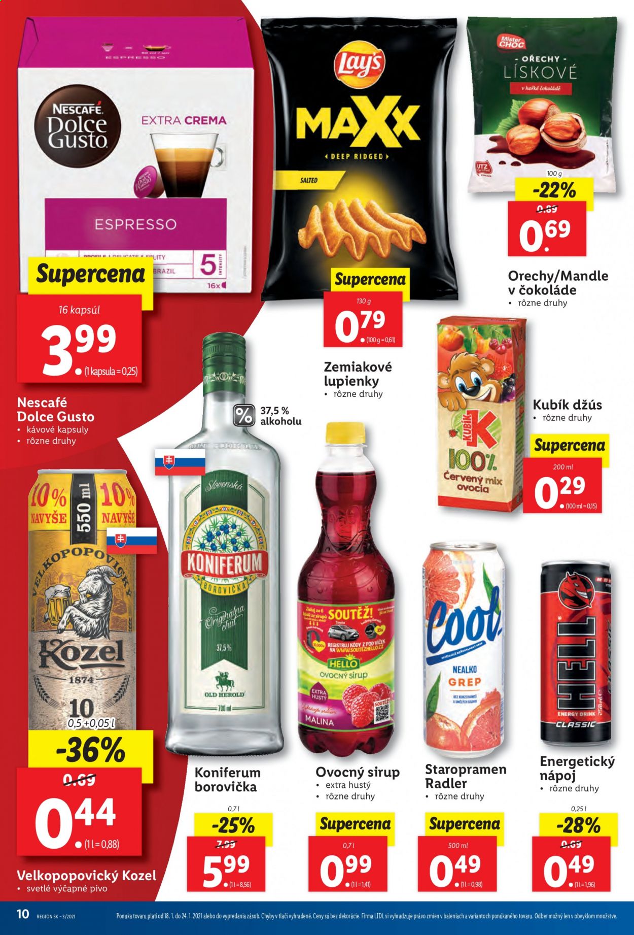 Leták Lidl - 18.1.2021 - 24.1.2021. Strana 10