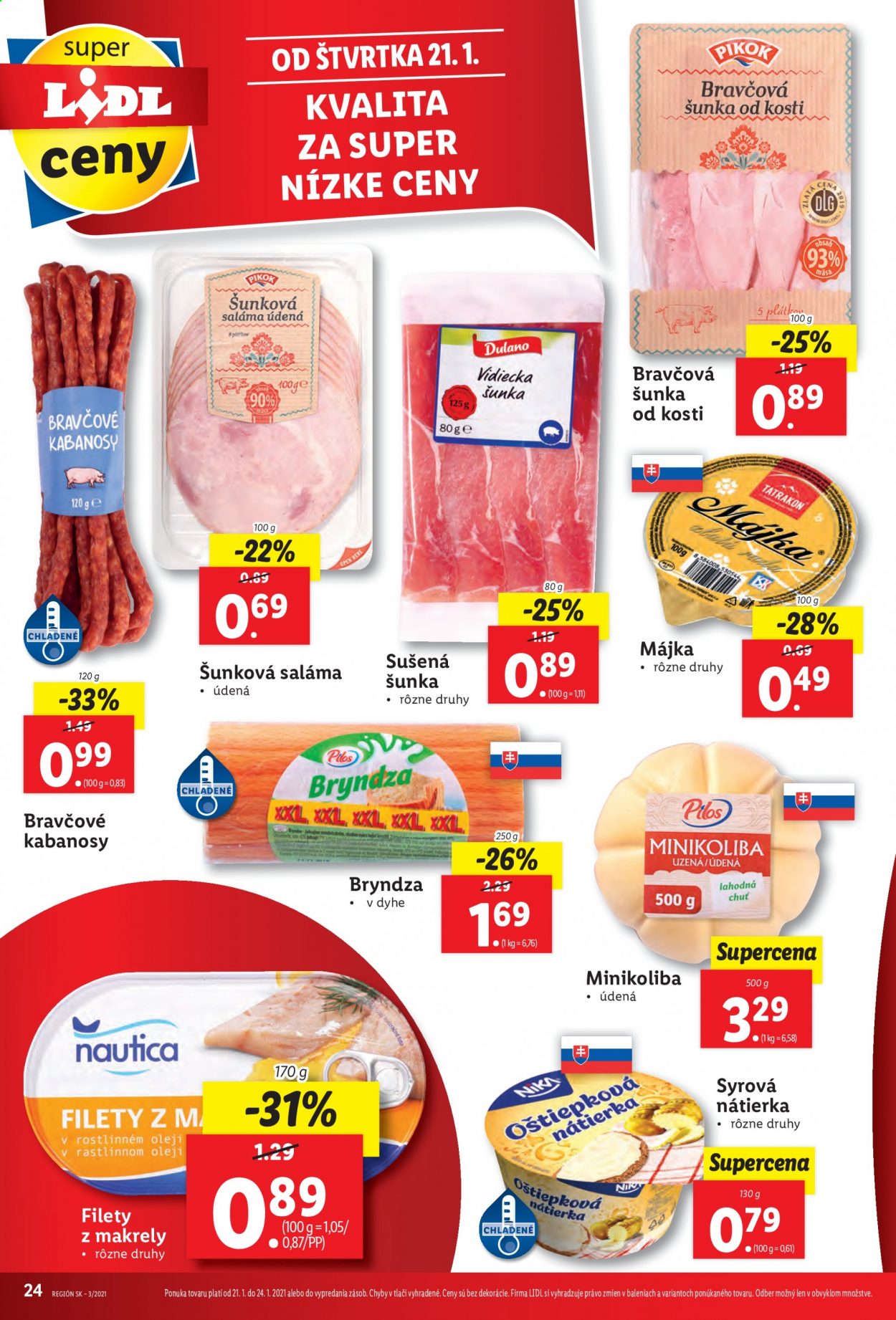 Leták Lidl - 18.1.2021 - 24.1.2021. Strana 24