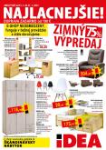 Leták IDEA nábytok - 15.1.2021 - 31.1.2021.