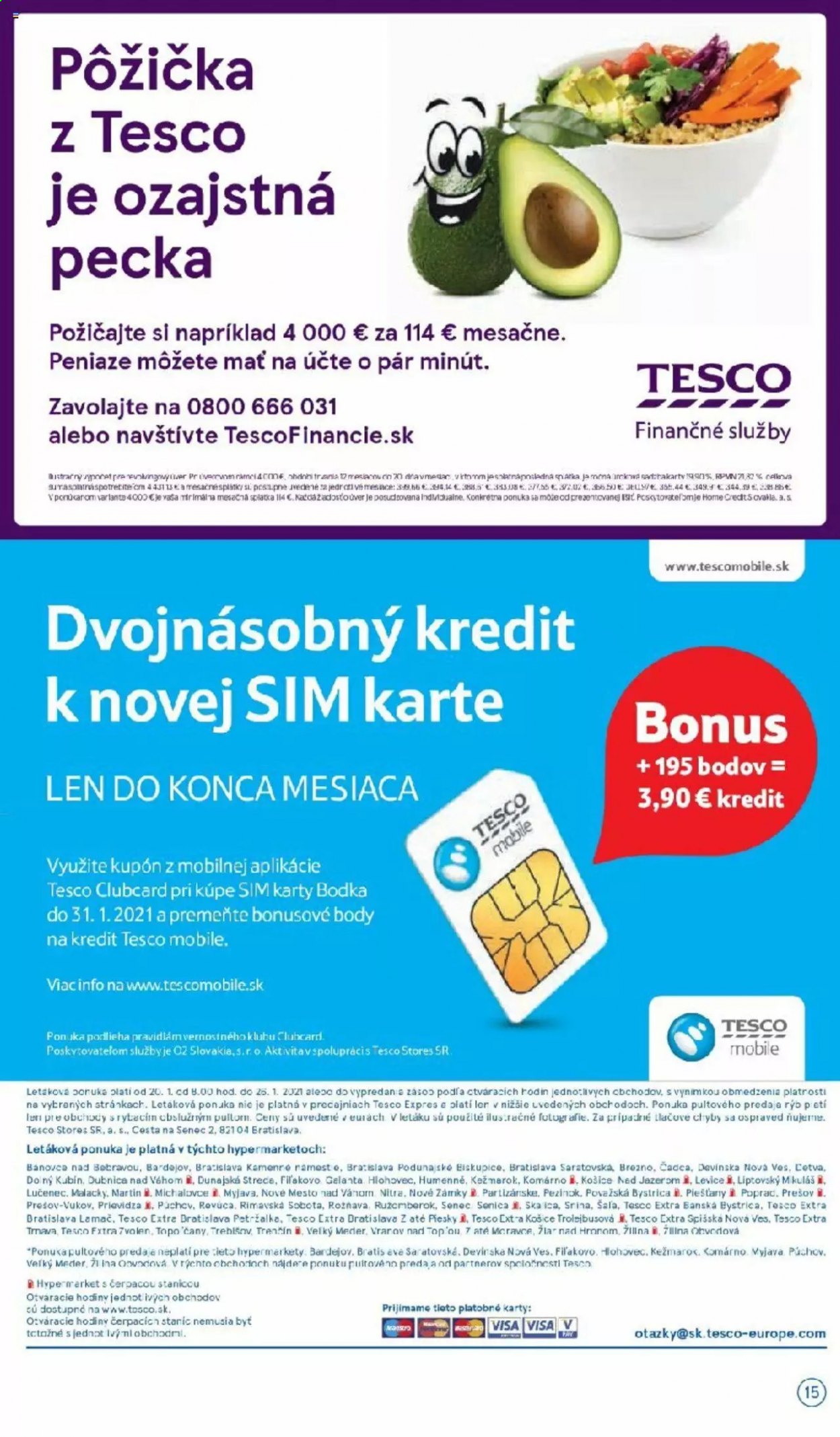 Leták TESCO - 20.1.2021 - 26.1.2021. Strana 15