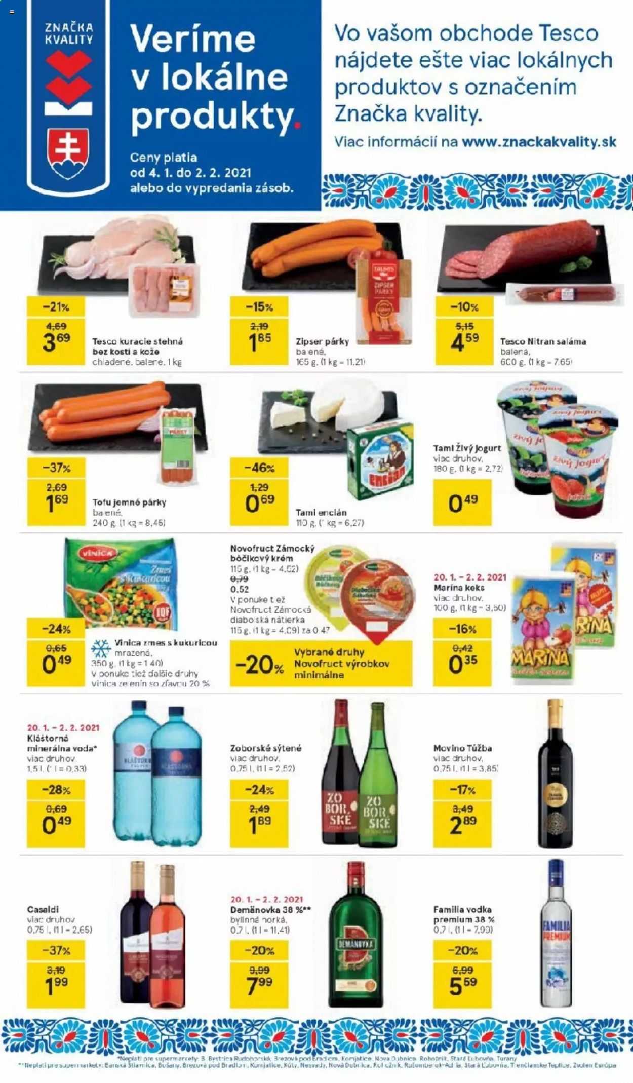 Leták TESCO supermarket - 20.1.2021 - 26.1.2021. Strana 3