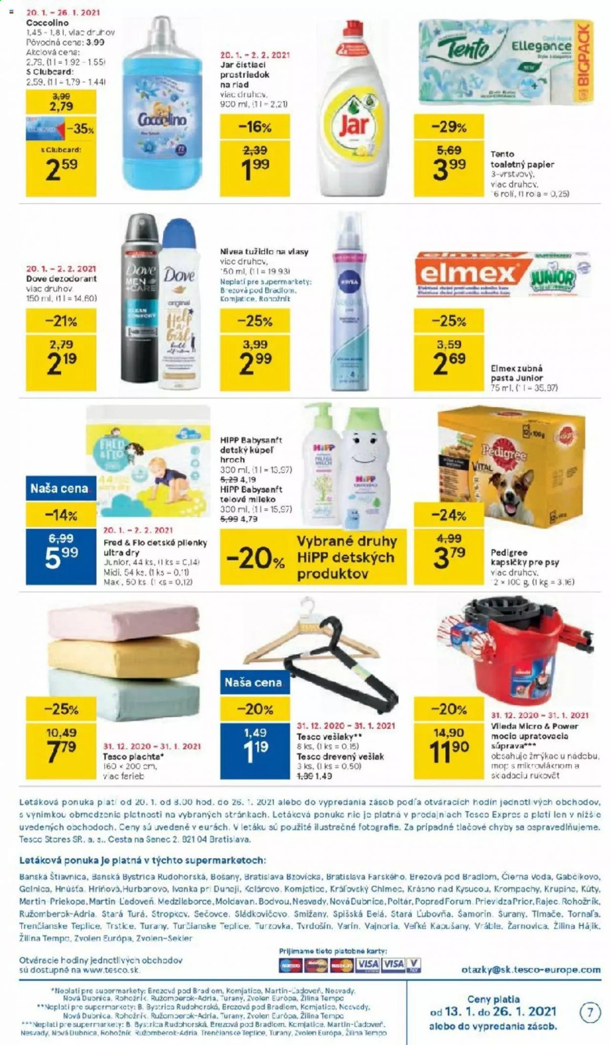 Leták TESCO supermarket - 20.1.2021 - 26.1.2021. Strana 7