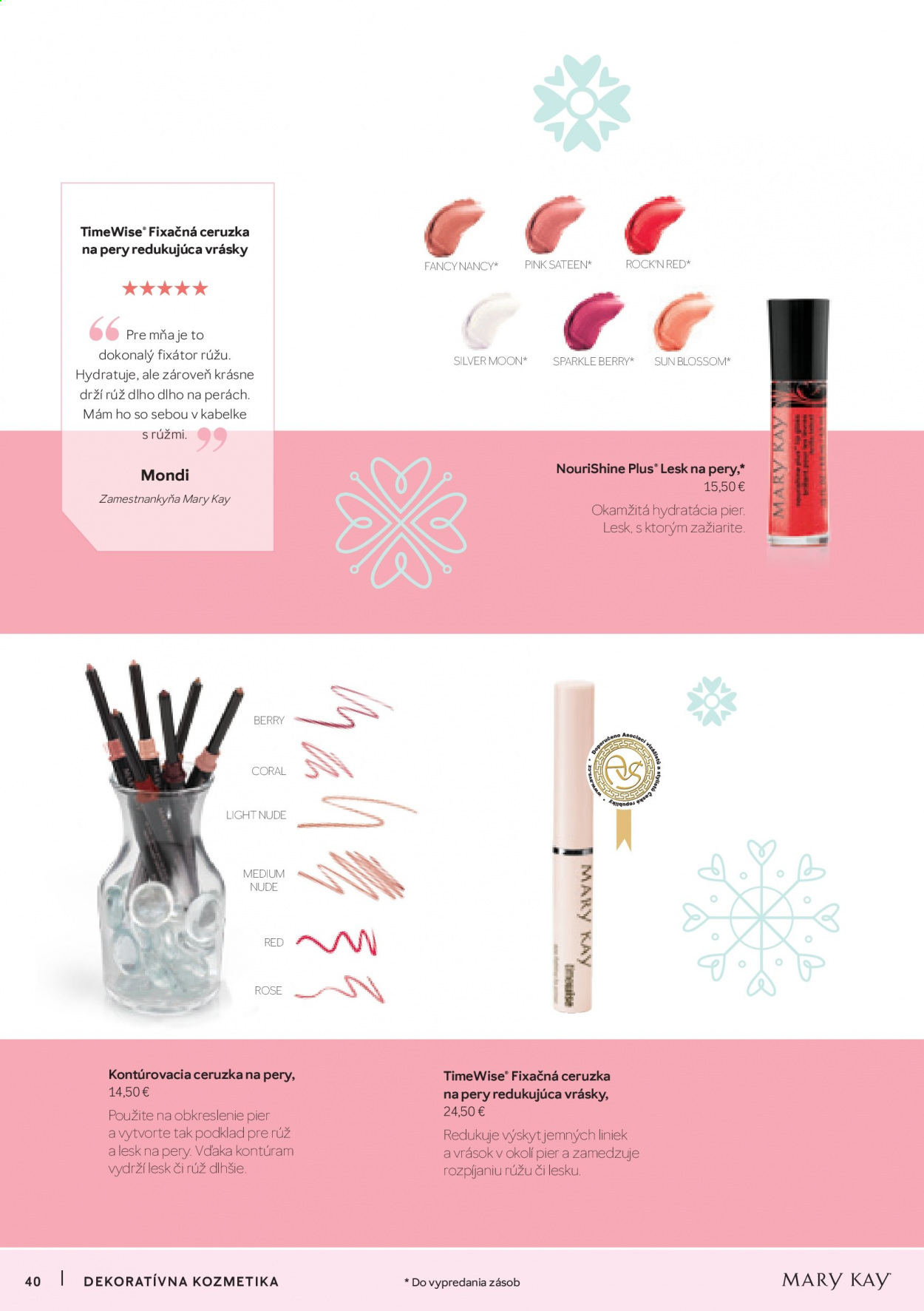 Leták Mary Kay - 1.1.2021 - 31.3.2021. Strana 40