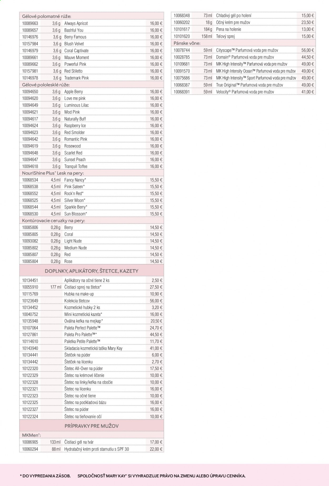 Leták Mary Kay - 1.1.2021 - 31.3.2021. Strana 44