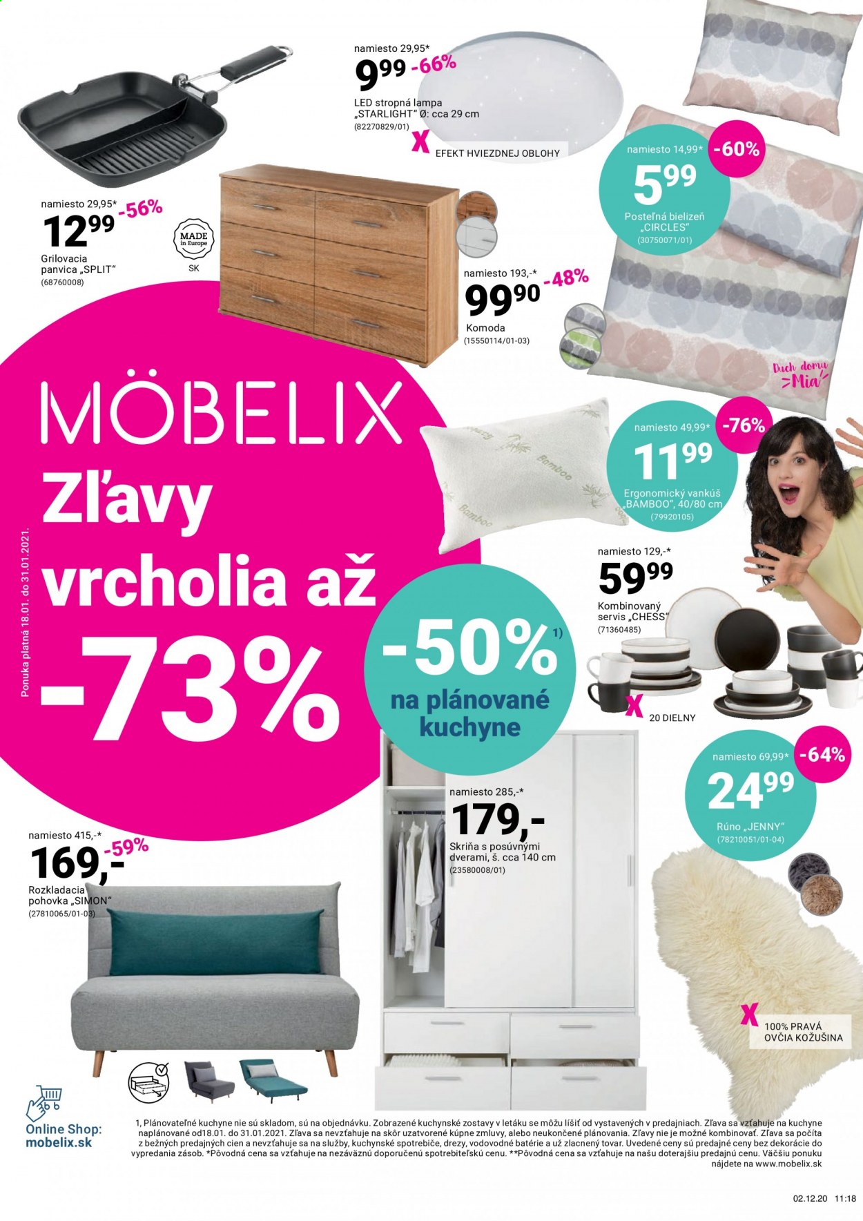 Leták Möbelix - 18.1.2021 - 31.1.2021. Strana 1
