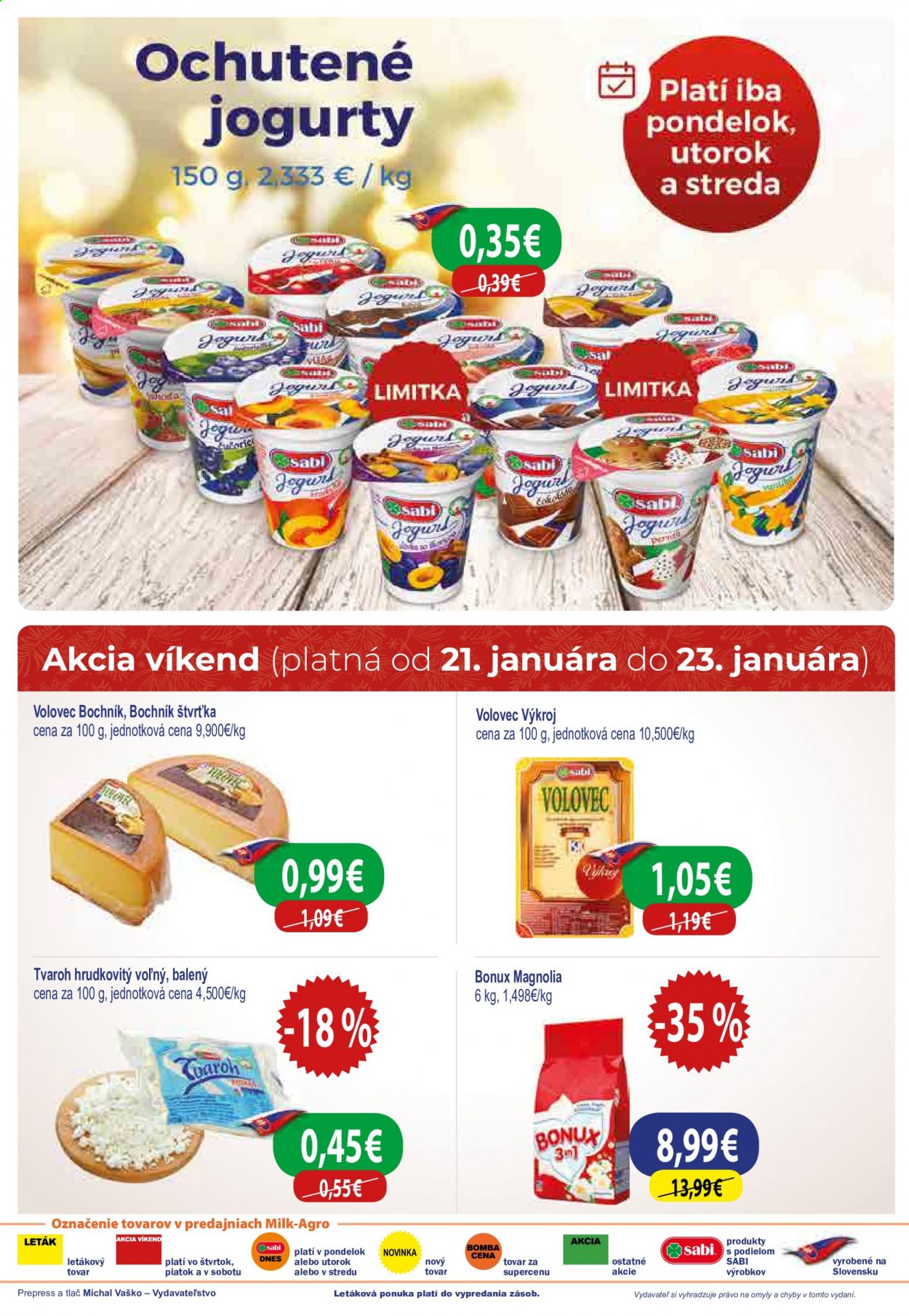 Leták Milk AGRO - 20.1.2021 - 26.1.2021. Strana 2