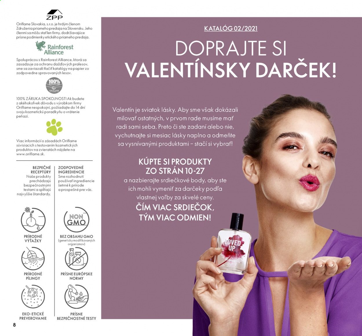 Leták Oriflame - 19.1.2021 - 8.2.2021. Strana 8