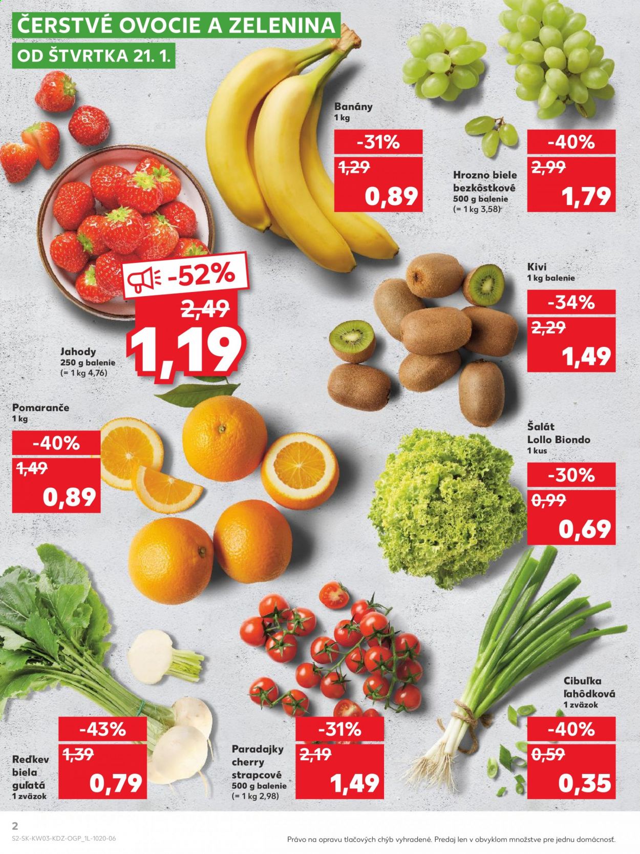 Leták Kaufland - 21.1.2021 - 27.1.2021. Strana 2