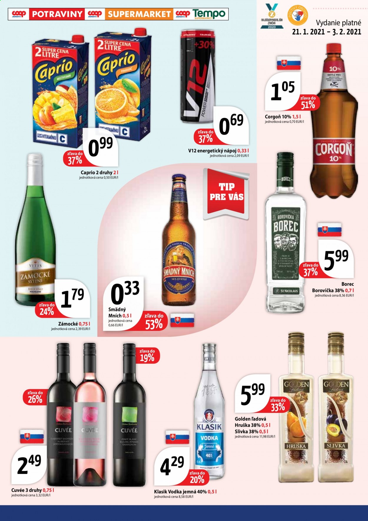 Leták COOP Jednota - 21.1.2021 - 3.2.2021. Strana 9