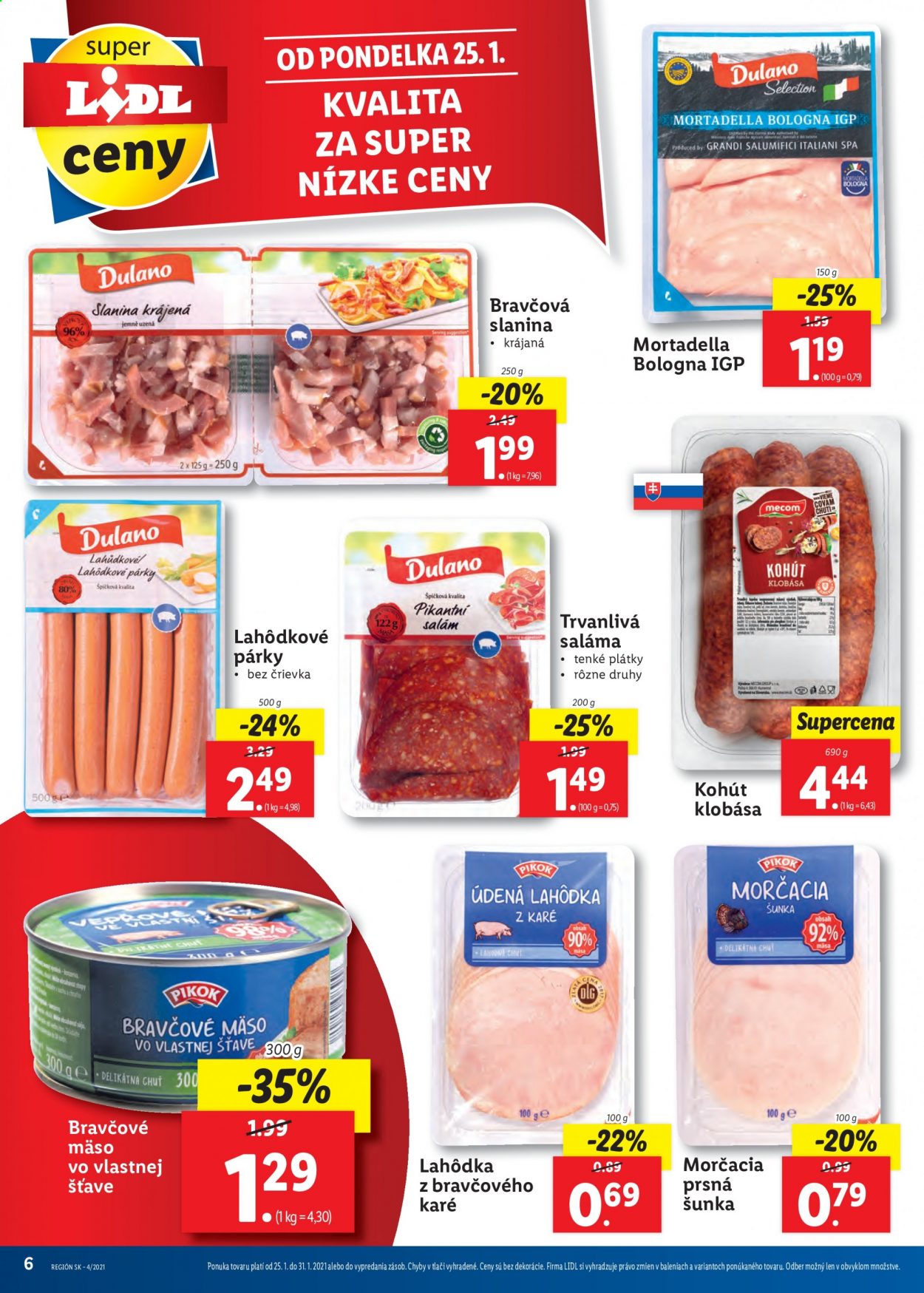Leták Lidl - 25.1.2021 - 31.1.2021. Strana 6