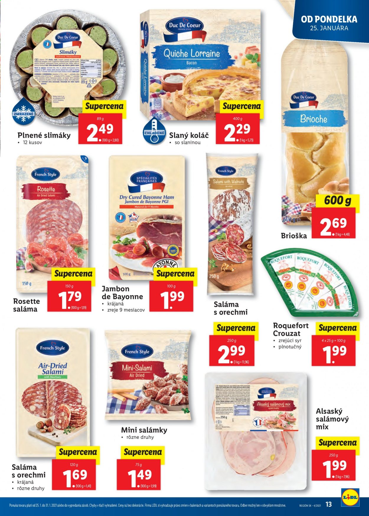Leták Lidl - 25.1.2021 - 31.1.2021. Strana 13