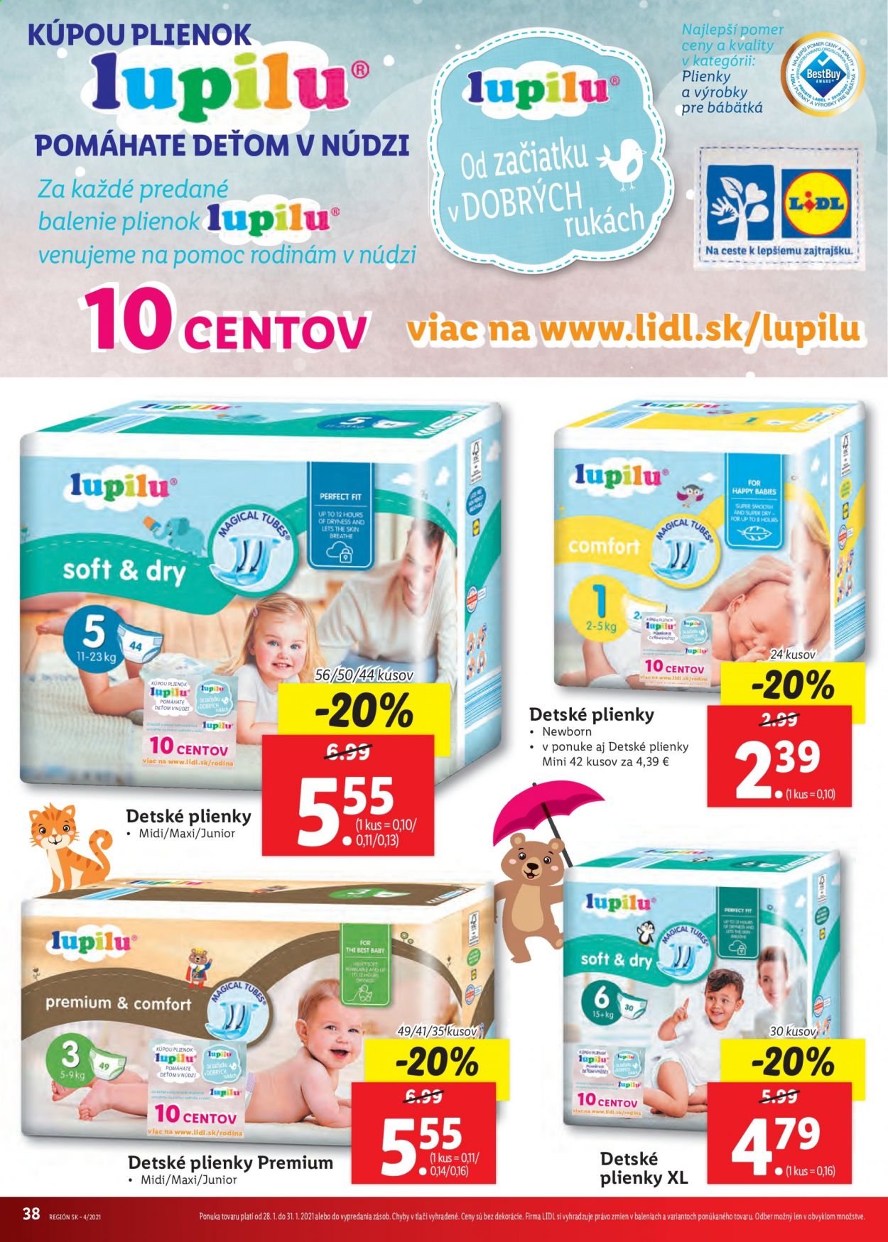 Leták Lidl - 25.1.2021 - 31.1.2021. Strana 39