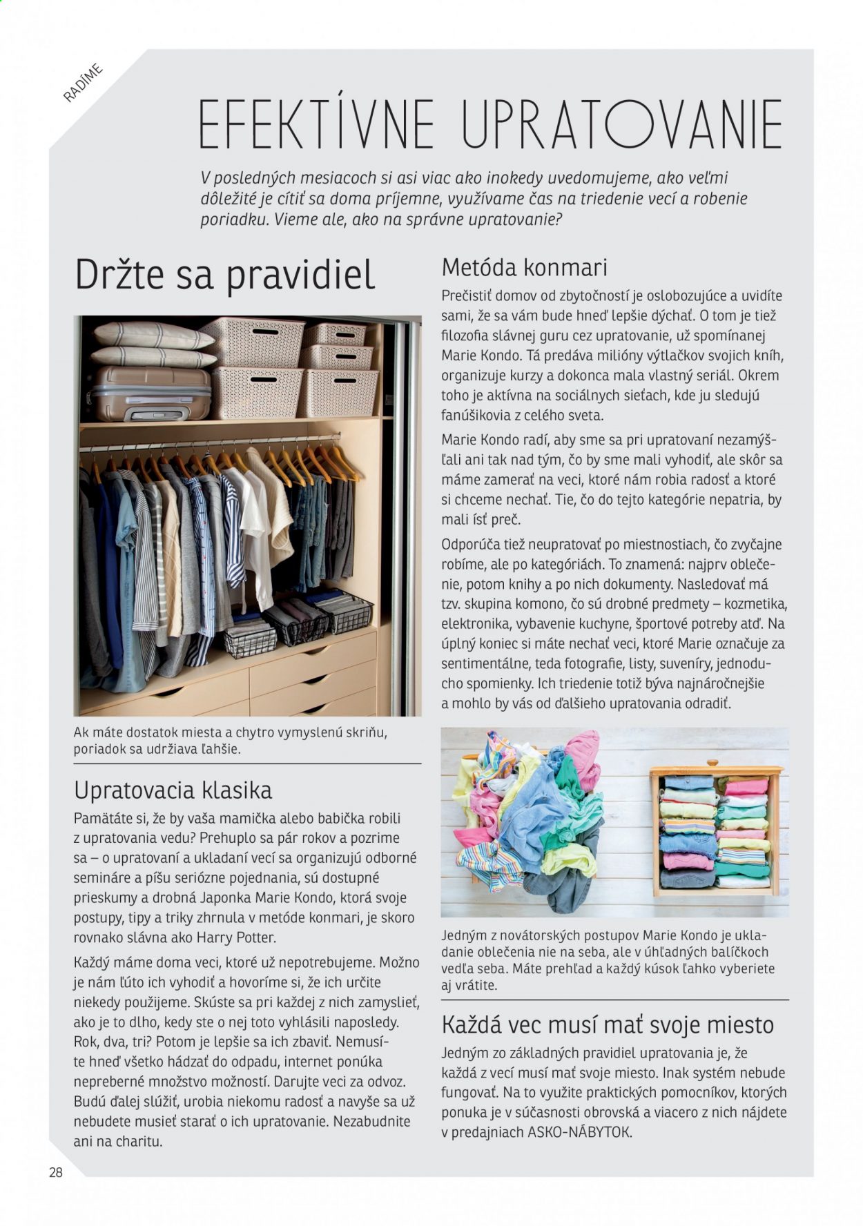 Leták Asko Nábytok. Strana 28