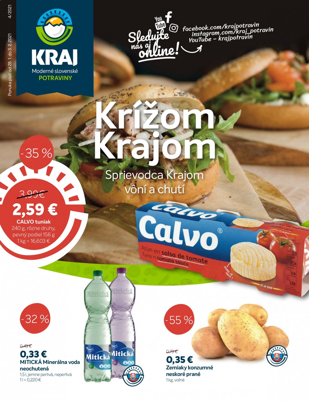 Leták Kraj - 28.1.2021 - 3.2.2021. Strana 1