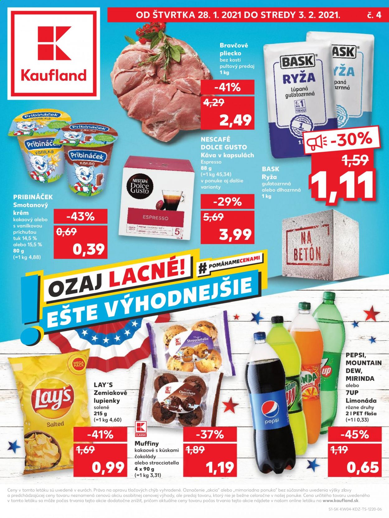 Leták Kaufland - 28.1.2021 - 3.2.2021. Strana 1
