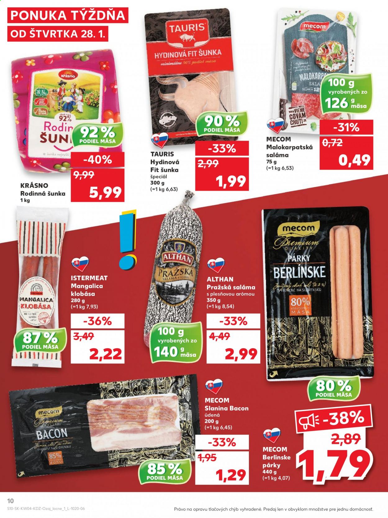 Leták Kaufland - 28.1.2021 - 3.2.2021. Strana 10