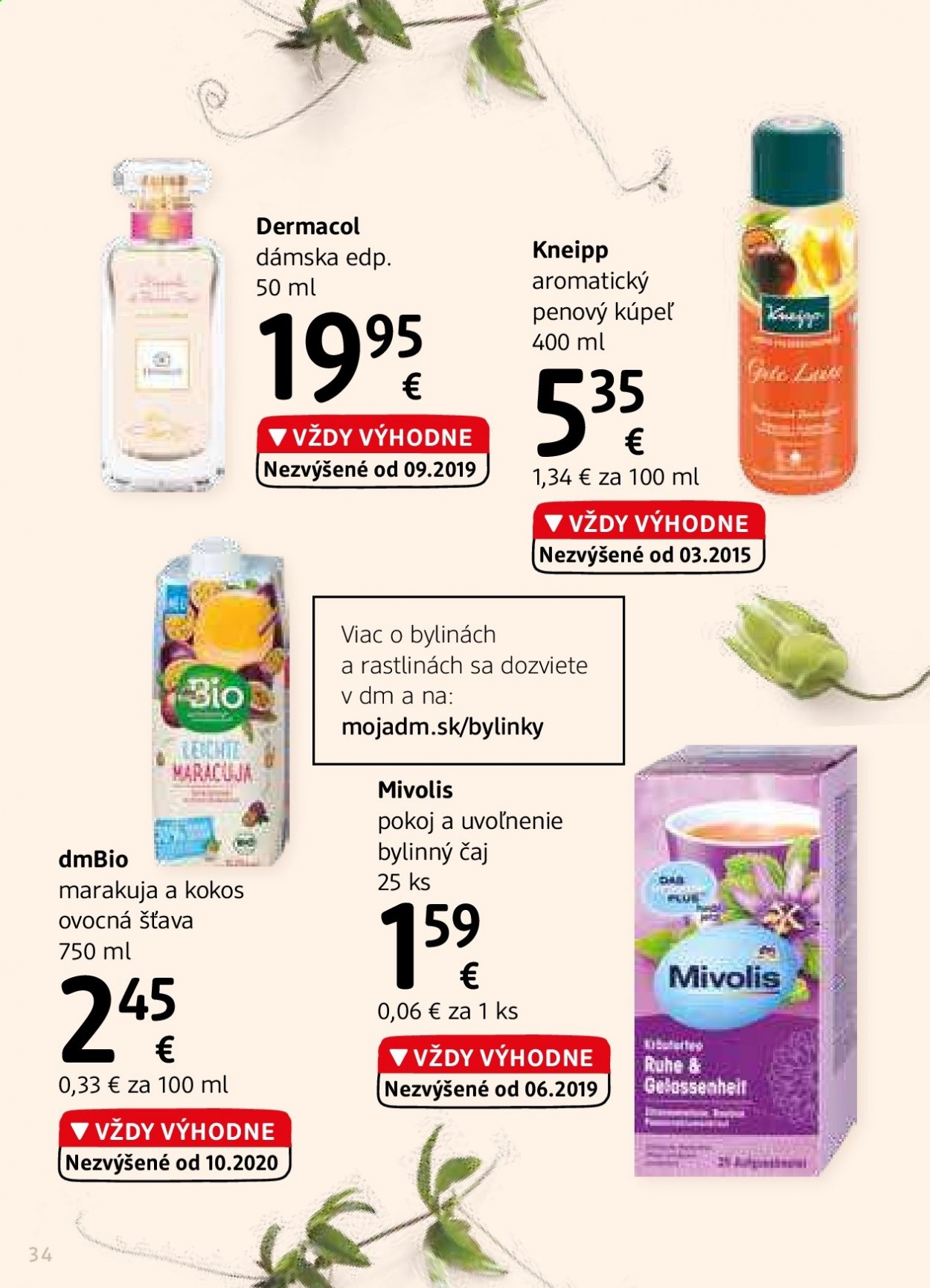 Leták dm drogerie - 1.1.2021 - 28.2.2021. Strana 34