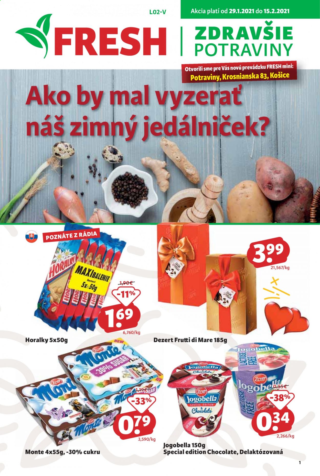 Leták FRESH - 29.1.2021 - 15.2.2021. Strana 1