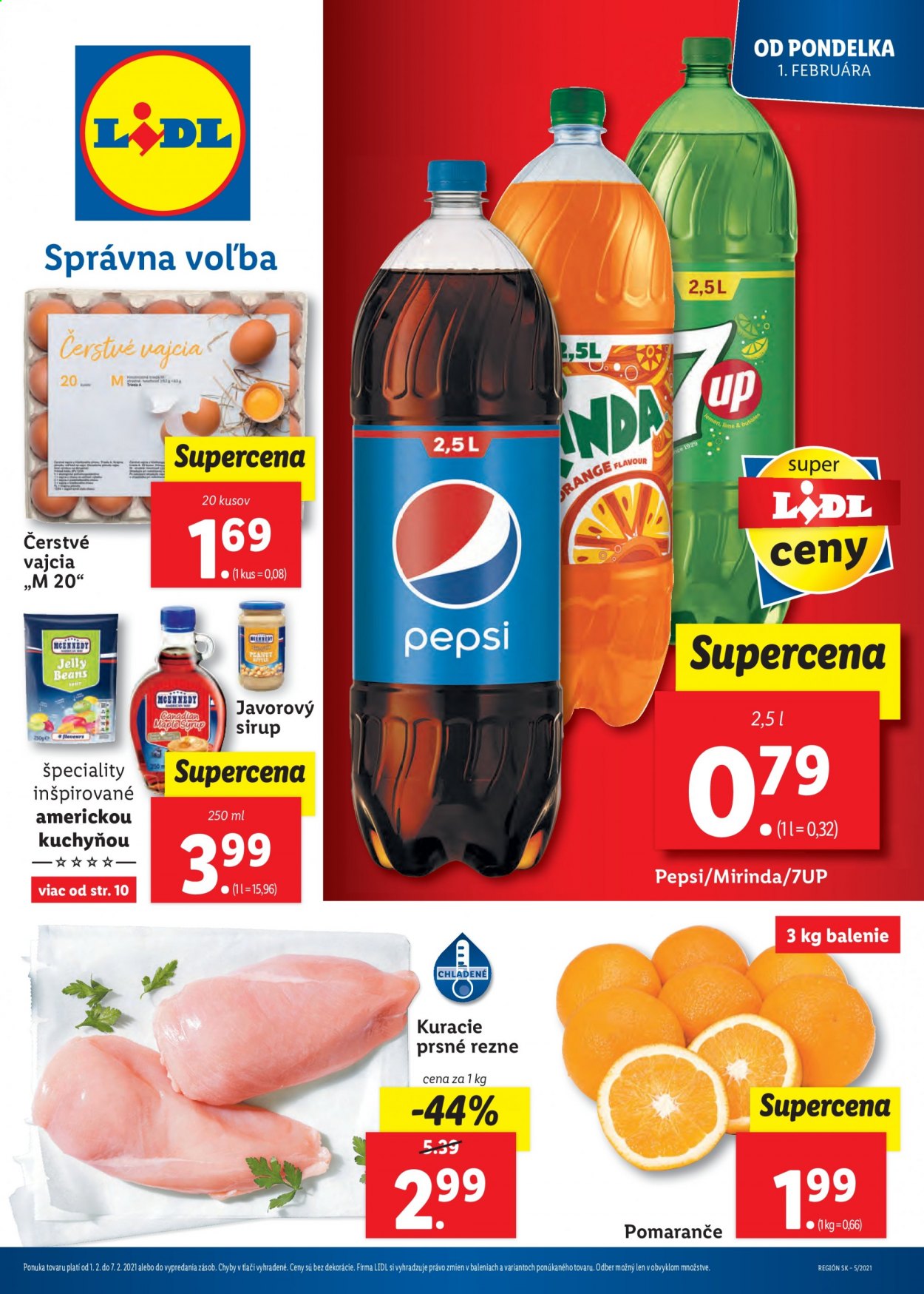 Leták Lidl - 1.2.2021 - 7.2.2021. Strana 1
