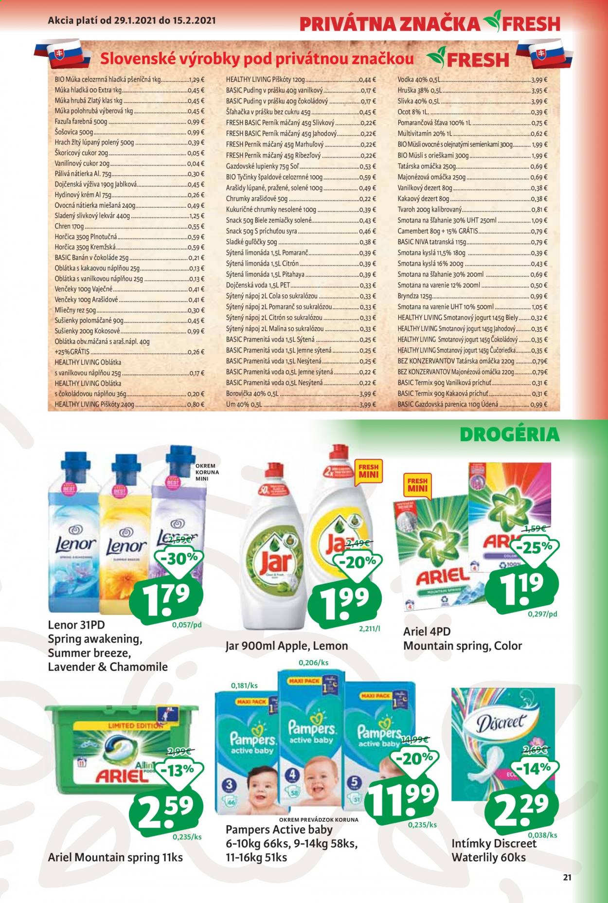 Leták FRESH - 29.1.2021 - 15.2.2021. Strana 21