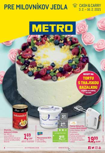 Leták Metro - 3.2.2021 - 16.2.2021.