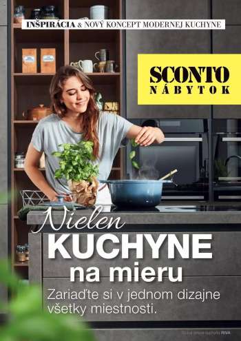 Leták Sconto nábytok.