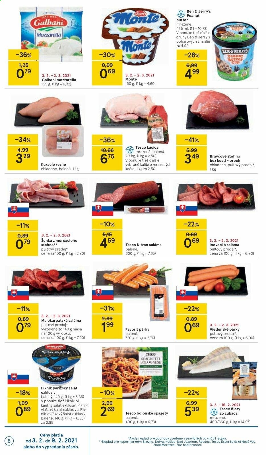 Leták TESCO - 3.2.2021 - 9.2.2021. Strana 8