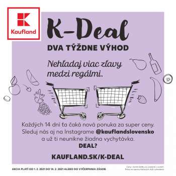 Leták Kaufland - 1.2.2021 - 14.2.2021.